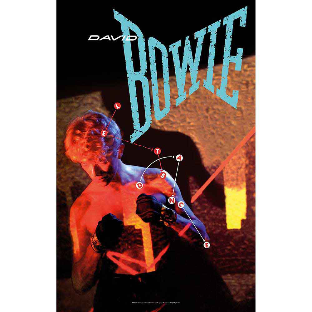 David Bowie Let's Dance Poster Flag Front
