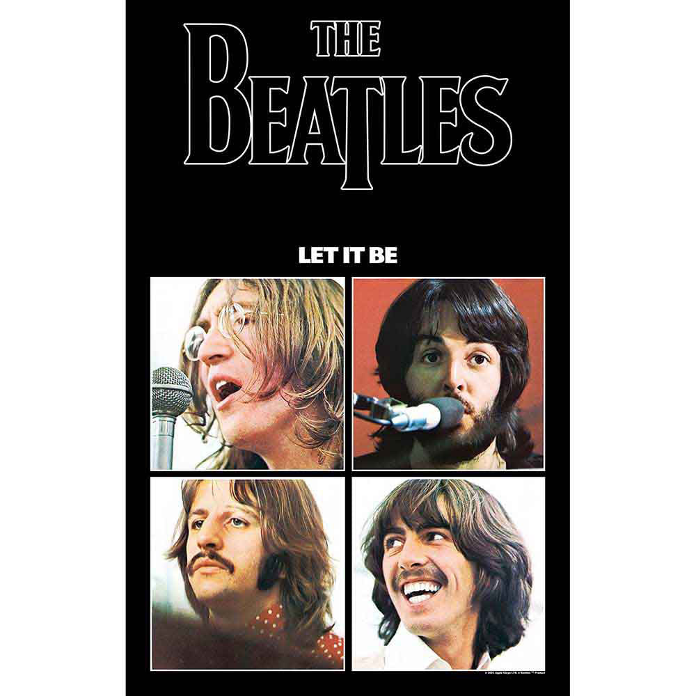 Beatles Let It Be Poster Flag Front