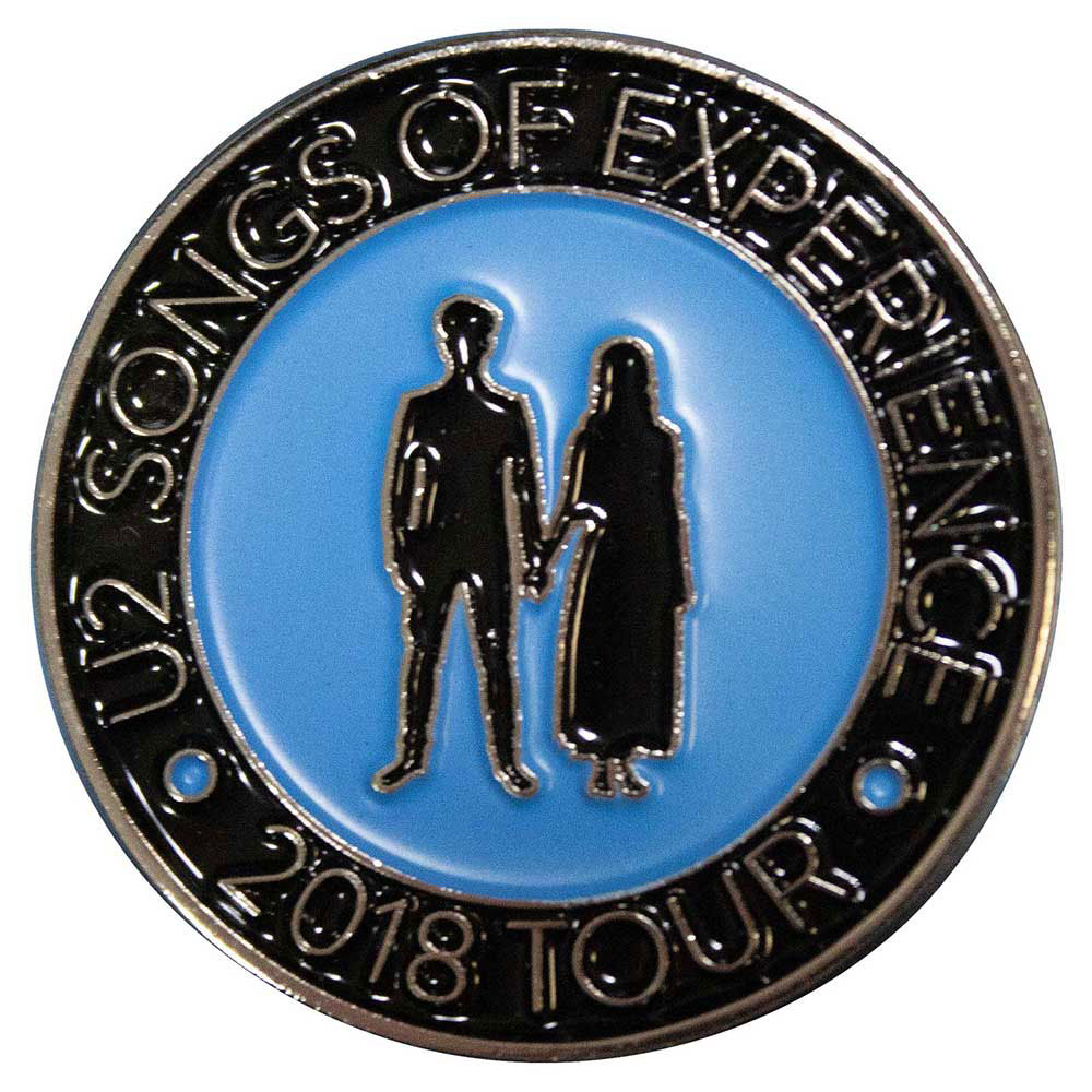 U2 Songs Of Experience Pewter Pin Badge Front