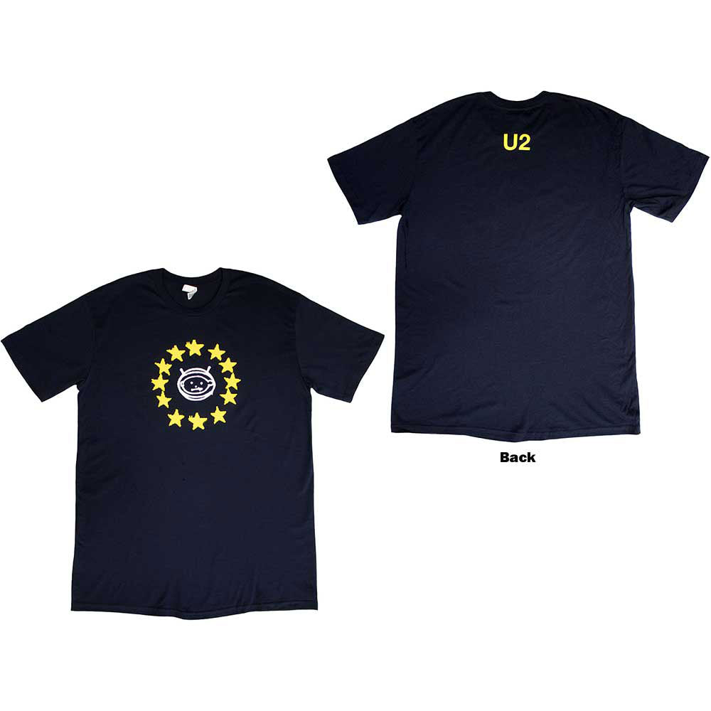 U2 Eu Stars 2018 T-shirt Front