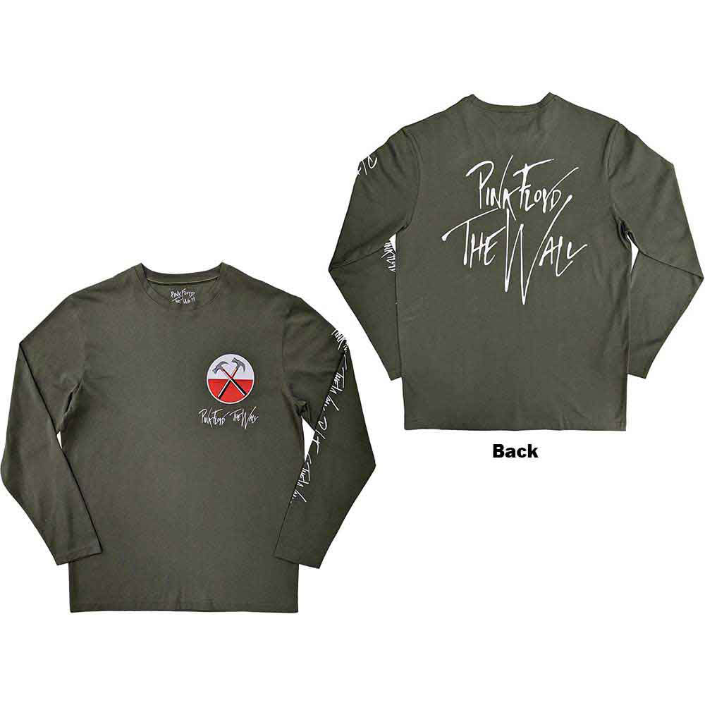 Pink Floyd The Wall Hammers Logo Long Sleeve