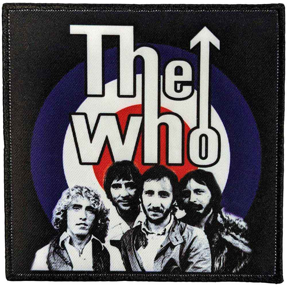 Who Band Photo Woven Patch Front