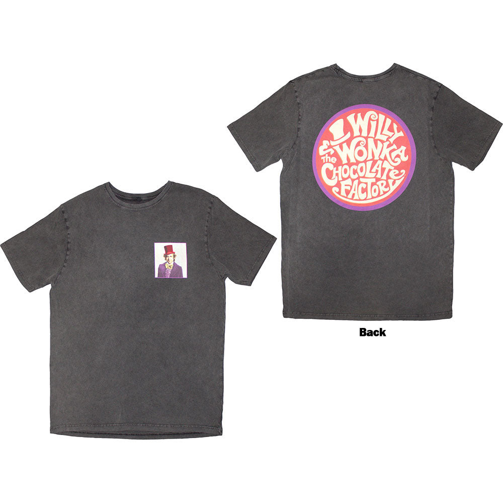 Willy Wonka And The Chocolate Factory Logo Emblem T-shirt Front