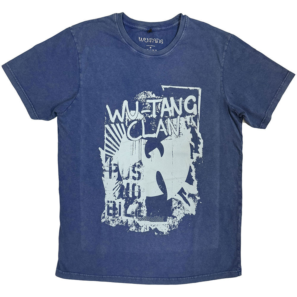 Wu Tang Clan Graffiti Stone Wash T-shirt Front