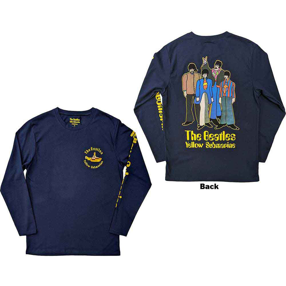 Beatles Yellow Submarine Band Long Sleeve Front