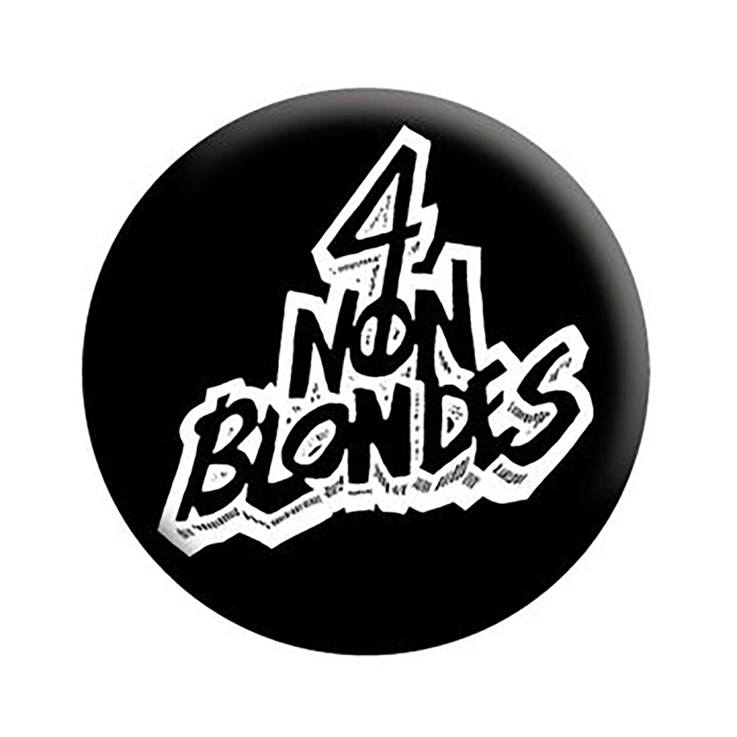 4 Non Blondes Logo Button Front
