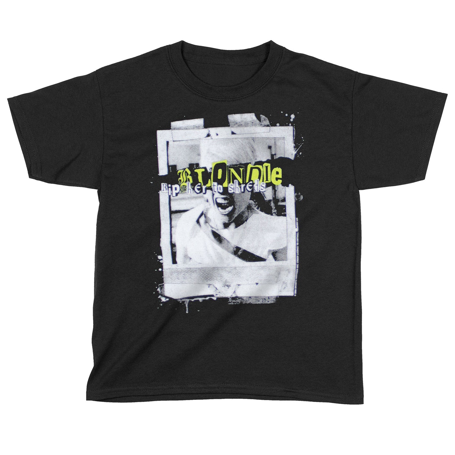 Blondie Rip Her To Shreds Ragged Edge Childrens T-shirt Front