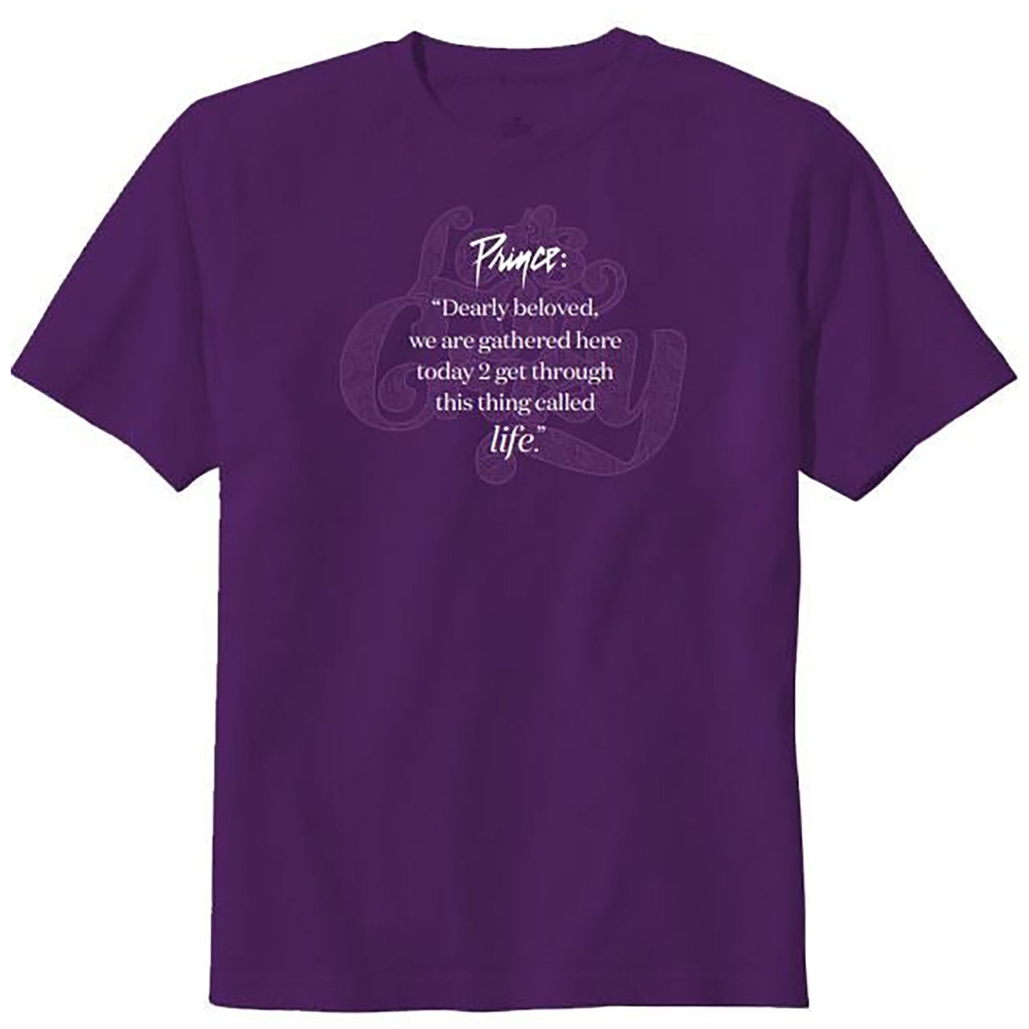 Prince Dearly Beloved Tee (Purple) T-shirt
