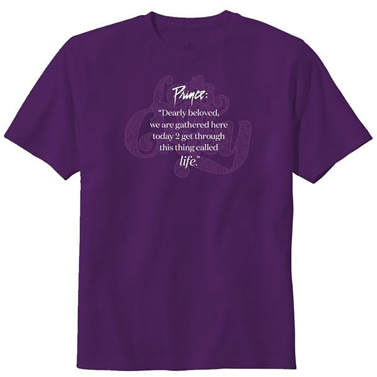 Prince Dearly Beloved Tee (Purple) T-shirt Front