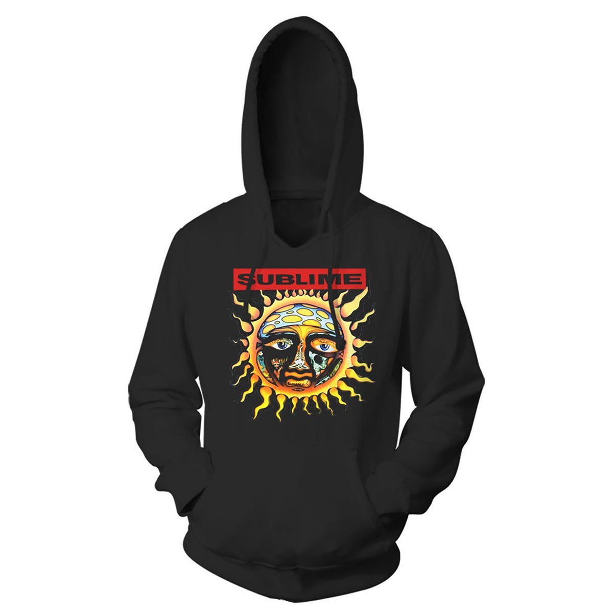 Sublime Sun Logo Hoodie Hooded Sweatshirt Front