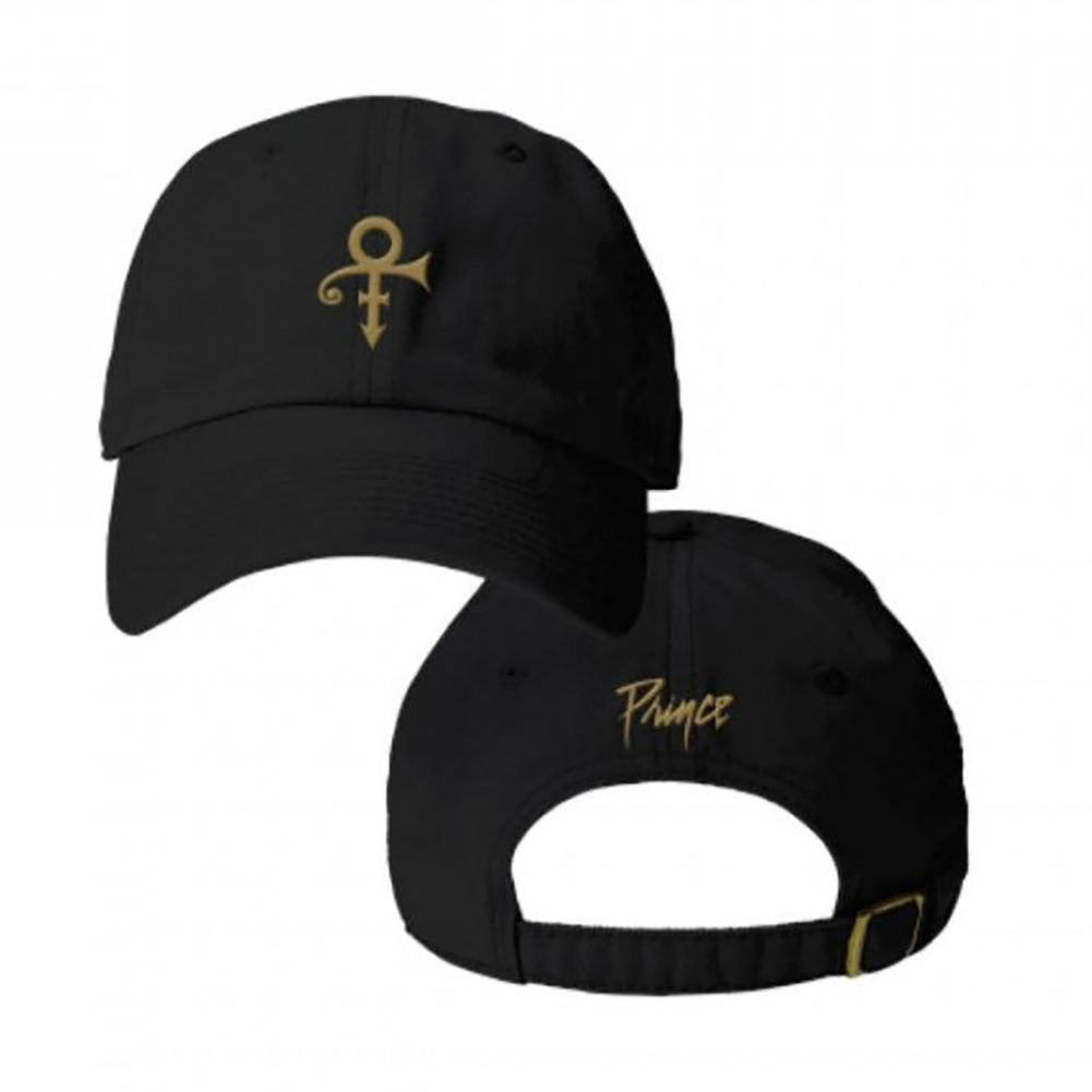 Prince Gold Love Symbol Hat Baseball Cap Front
