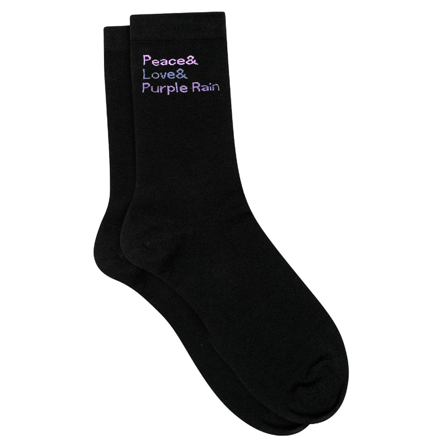 Peace & Love & Purple Rain Socks Socks