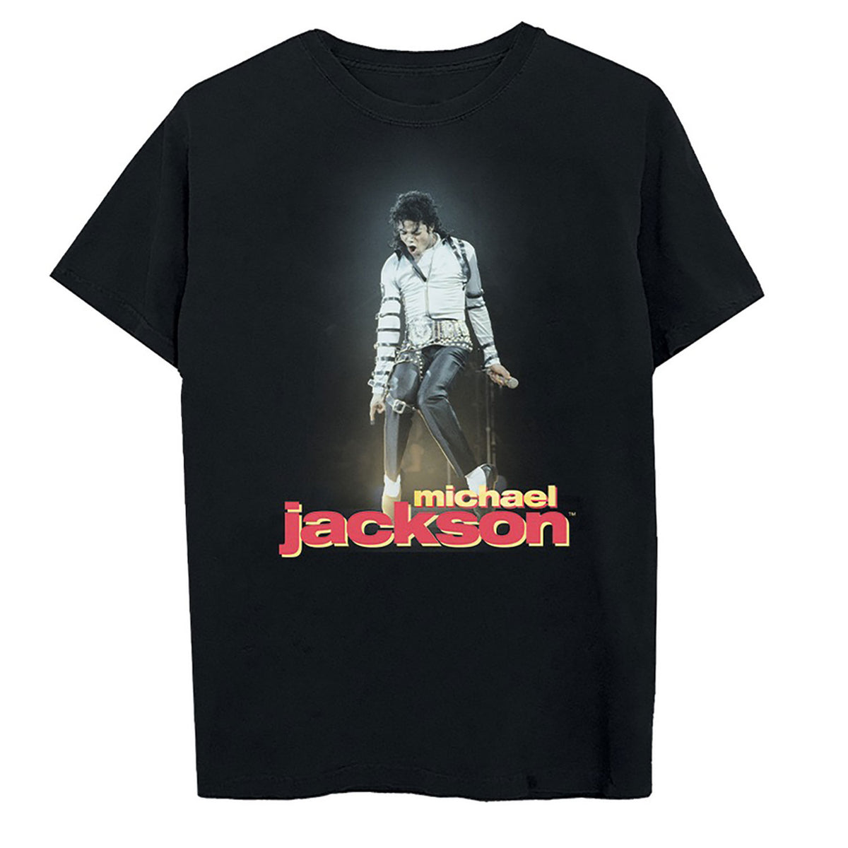 Michael Jackson On Stage Tee T-shirt Front