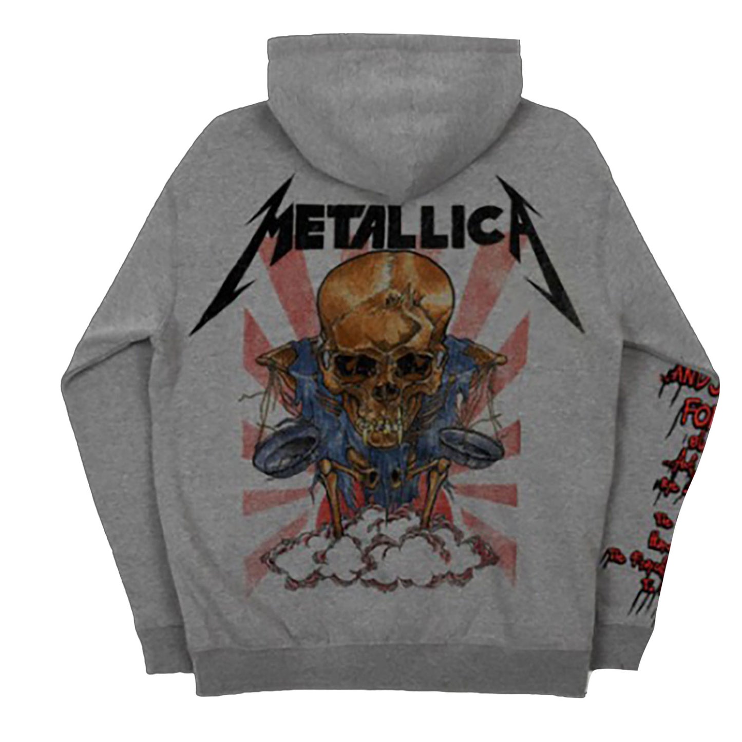 Metallica Appetite Hooded Sweatshirt Hooded Sweatshirt Back