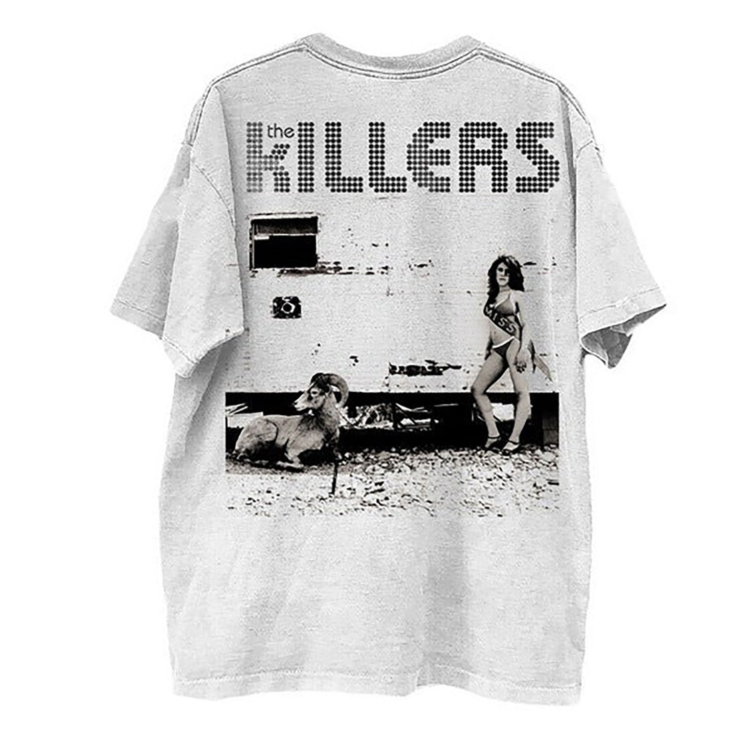Killers B&W Photo Two Sided Tee T-shirt Back