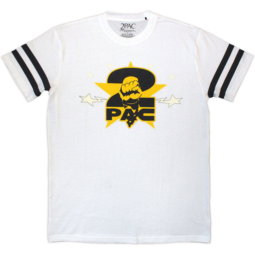 Tupac Stars Logo T-shirt Front