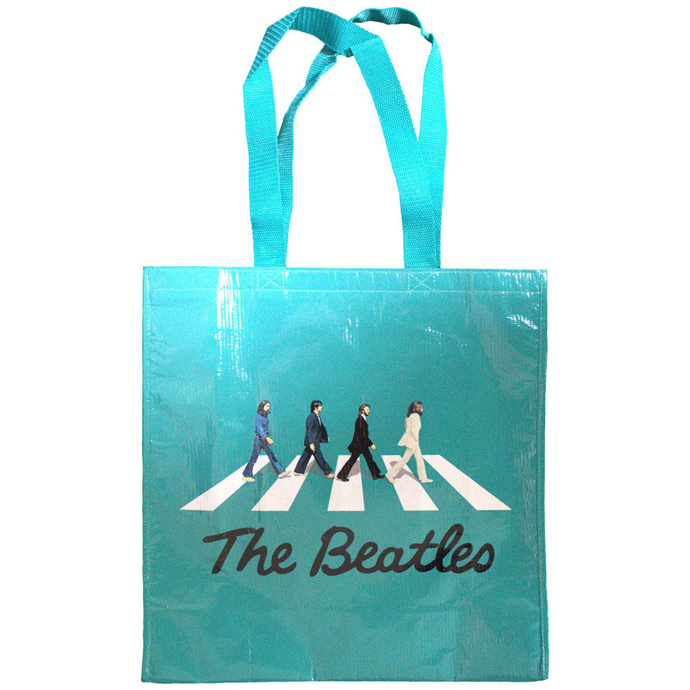 Beatles Abbey Road Crossing Grocery Tote Front