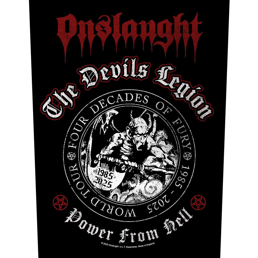 Onslaught The Devils Legion Back Patch Front