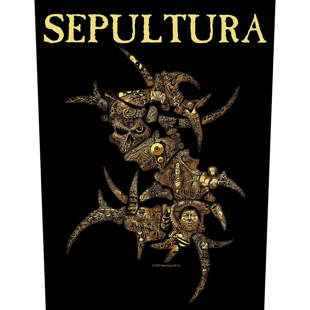 Sepultura Discography Back Patch Front