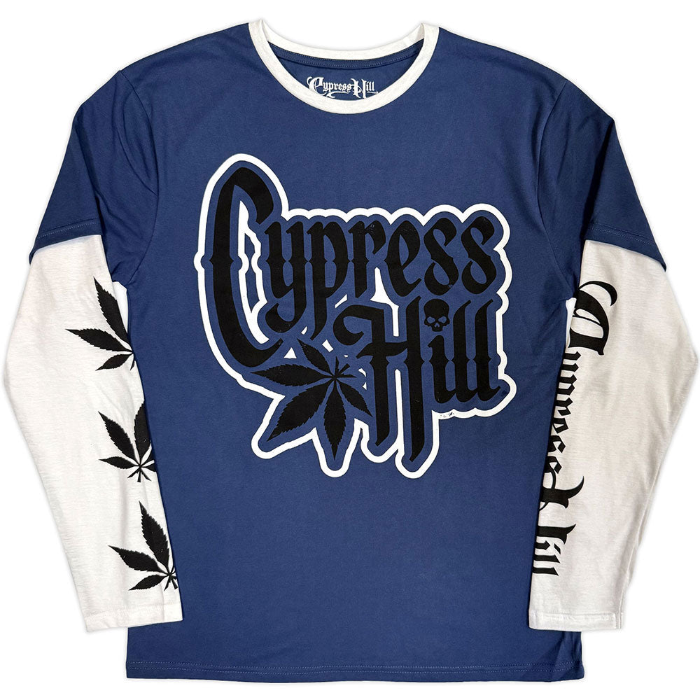 Cypress Hill Leaf & Logo Long Sleeve Front