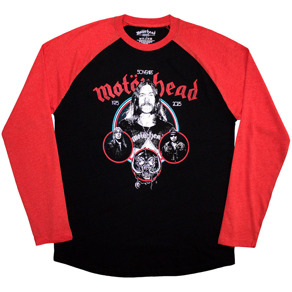 Motorhead Band Circles Baseball Jersey Front