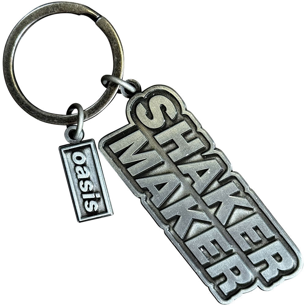Oasis Shakermaker Decca Logo Charm Metal Key Chain Front