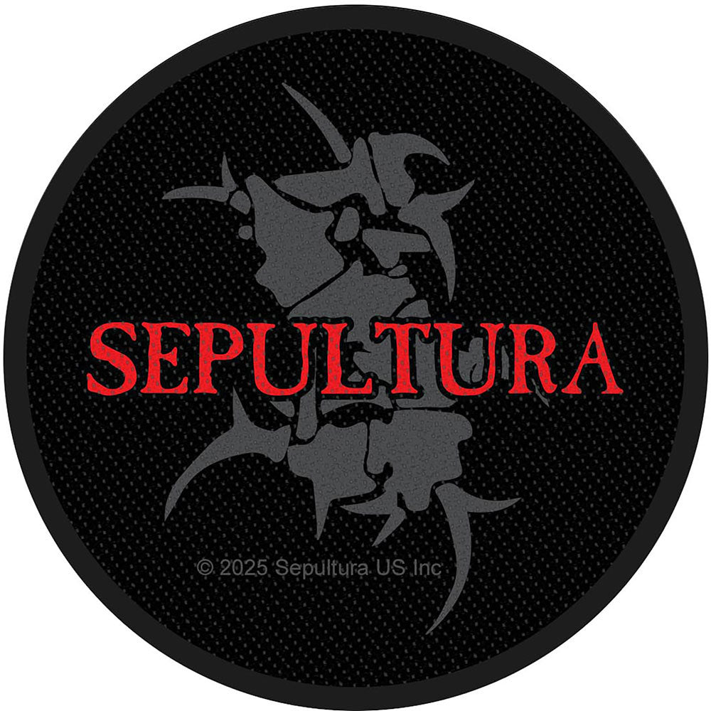 Sepultura Logo & Tribal S Woven Patch Front