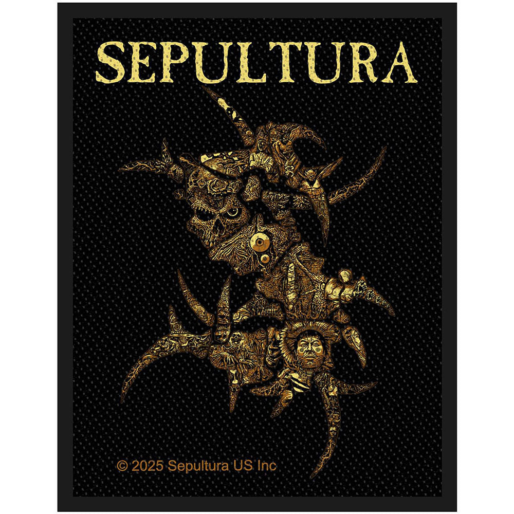 Sepultura Discography Woven Patch Front