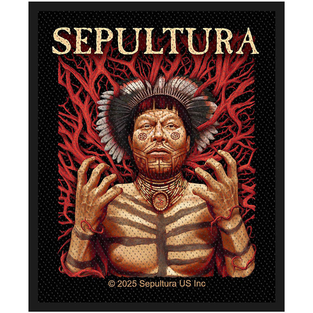 Sepultura Roots Woven Patch Front