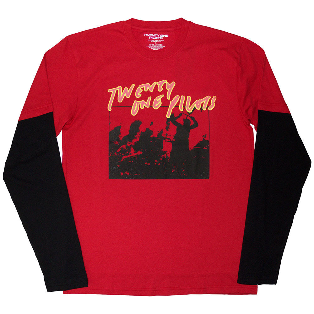 Twenty One Pilots Live Scribble Long Sleeve Front