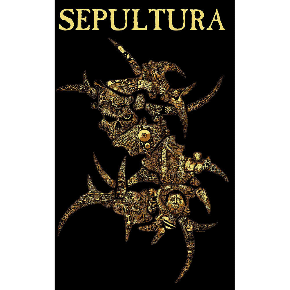 Sepultura Discography Poster Flag Front
