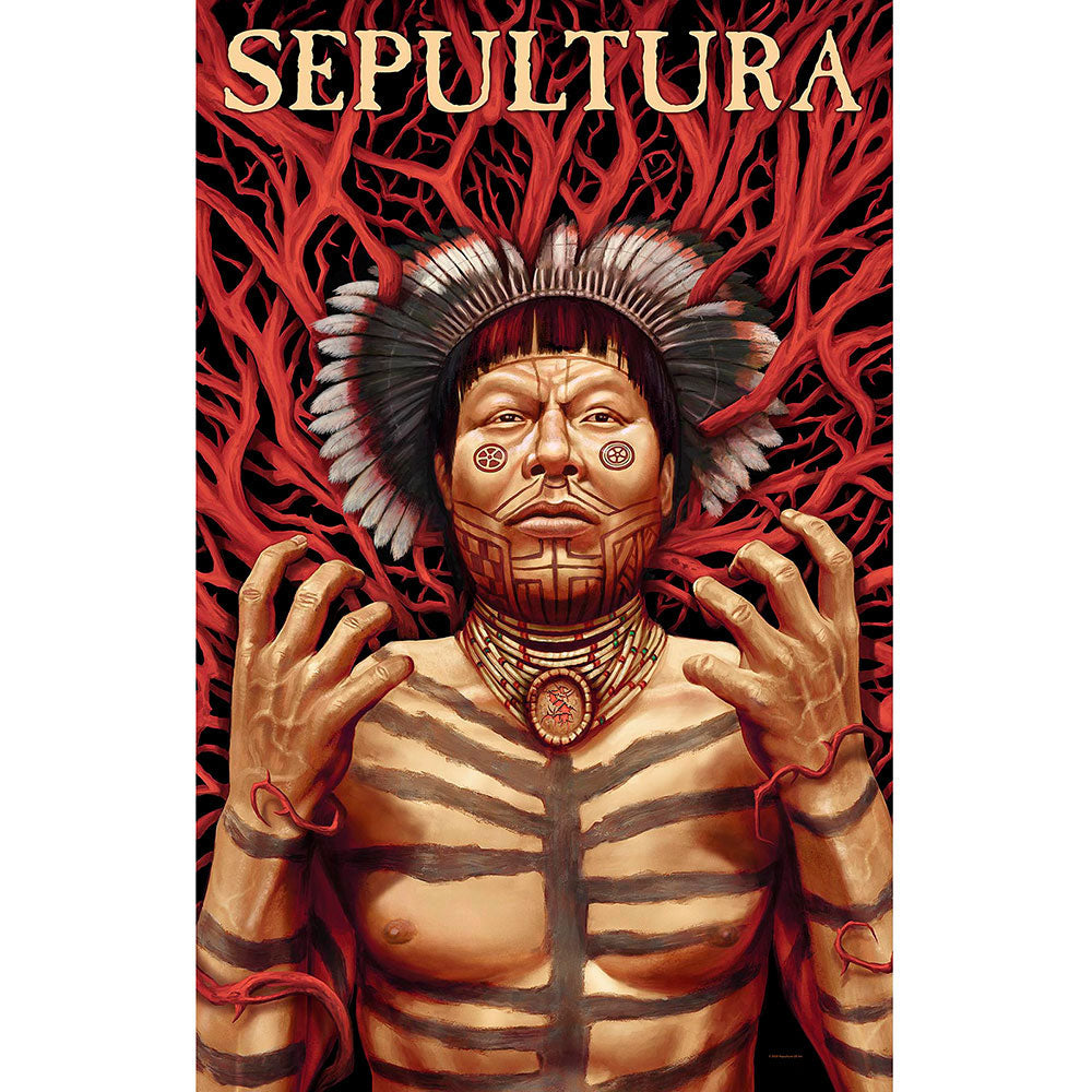 Sepultura Roots Poster Flag Front