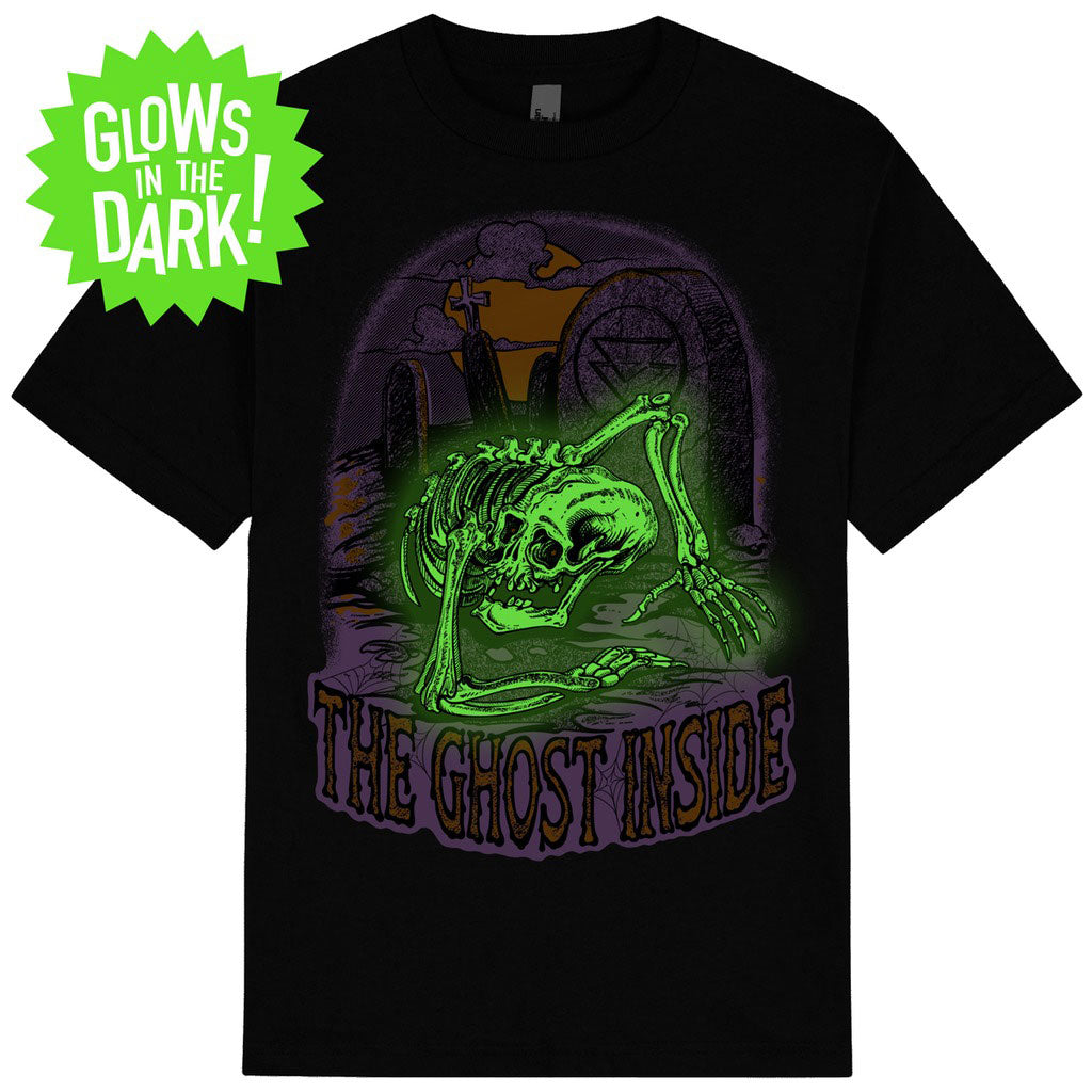 The Ghost Inside Halloween by Joshua Bowers (Rockabilia Exclusive) T-shirt Back