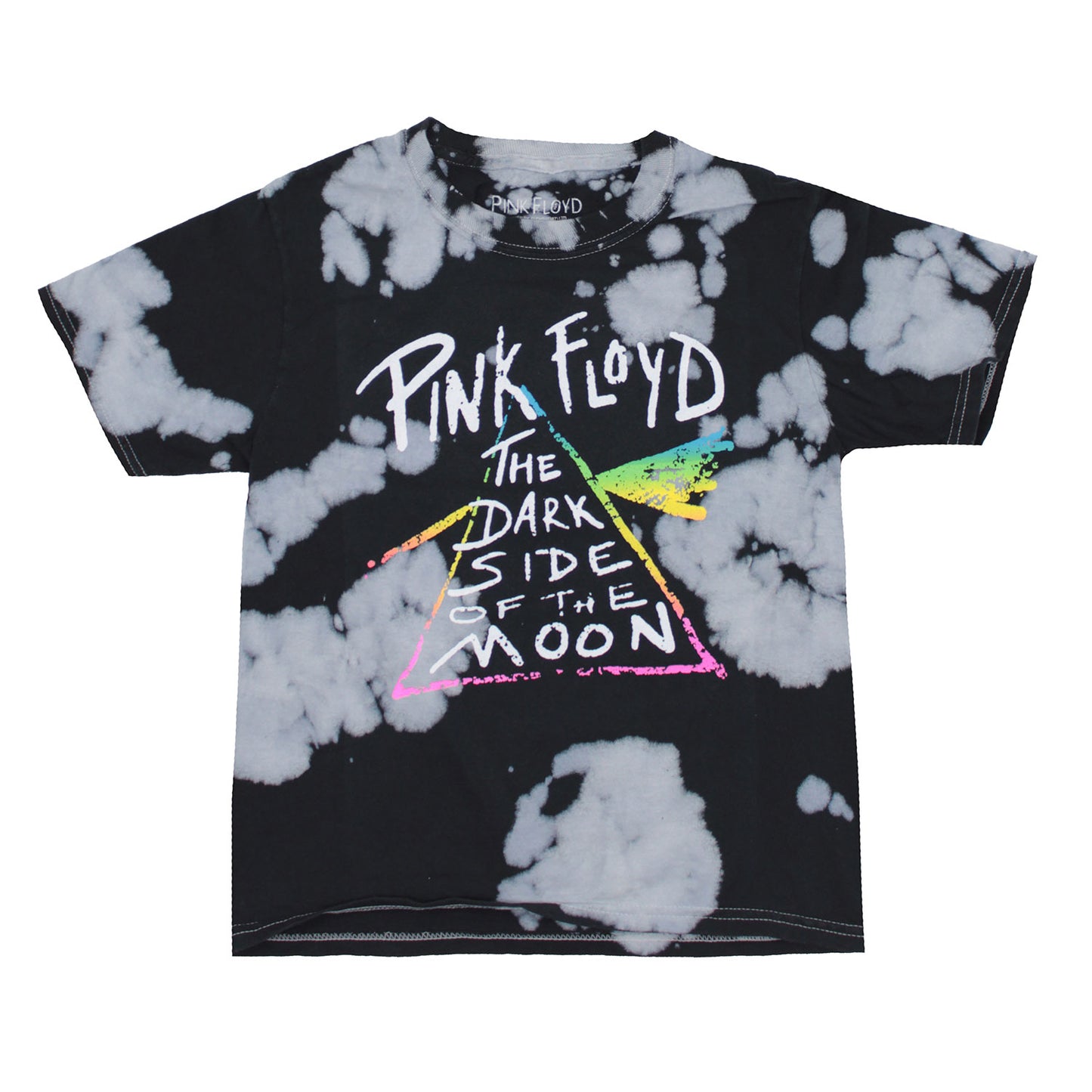 Pink Floyd The Dark Side Of The Moon Kid's Tie Dye Childrens T-shirt Front