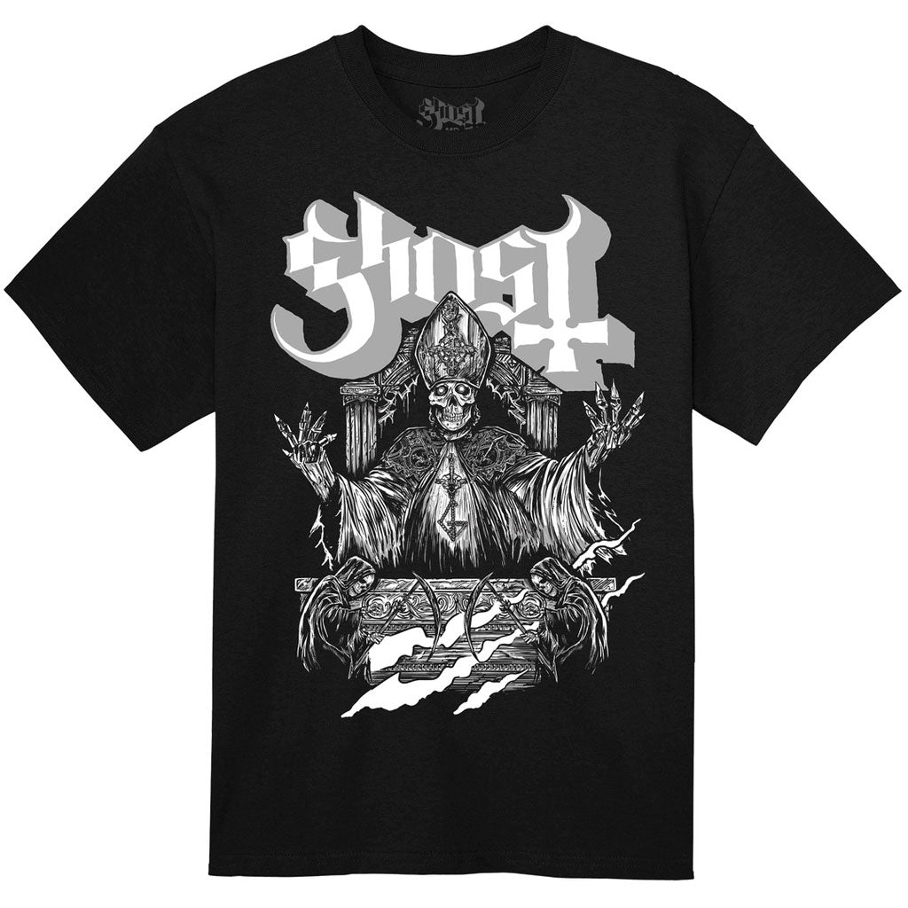 Ghost Papa V Perpetua Summons by Vertebrae33 (Rockabilia Exclusive) T-shirt Front
