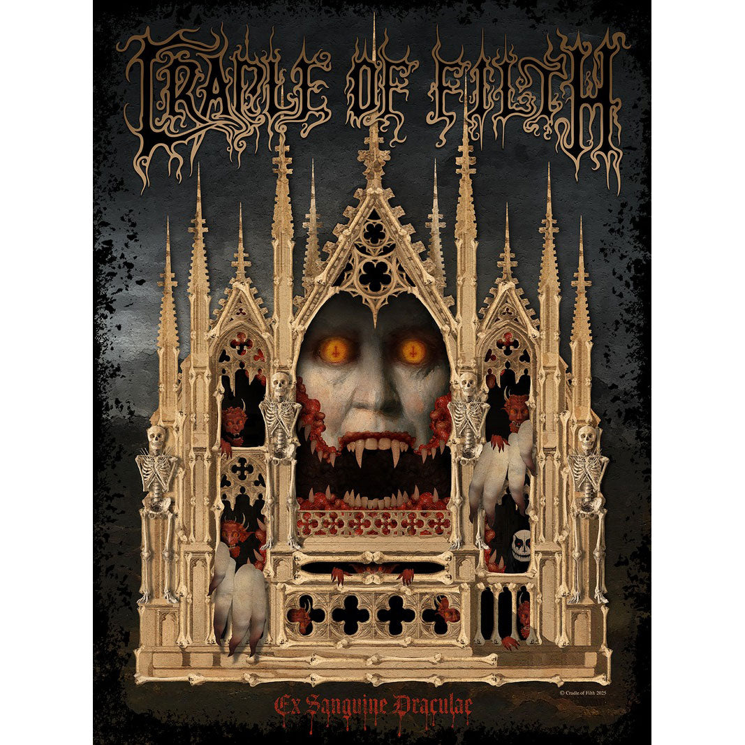 Cradle Of Filth Ex Sanguine Draculae by Arcano XV (Rockabilia Exclusive) Concert Promo Poster Front