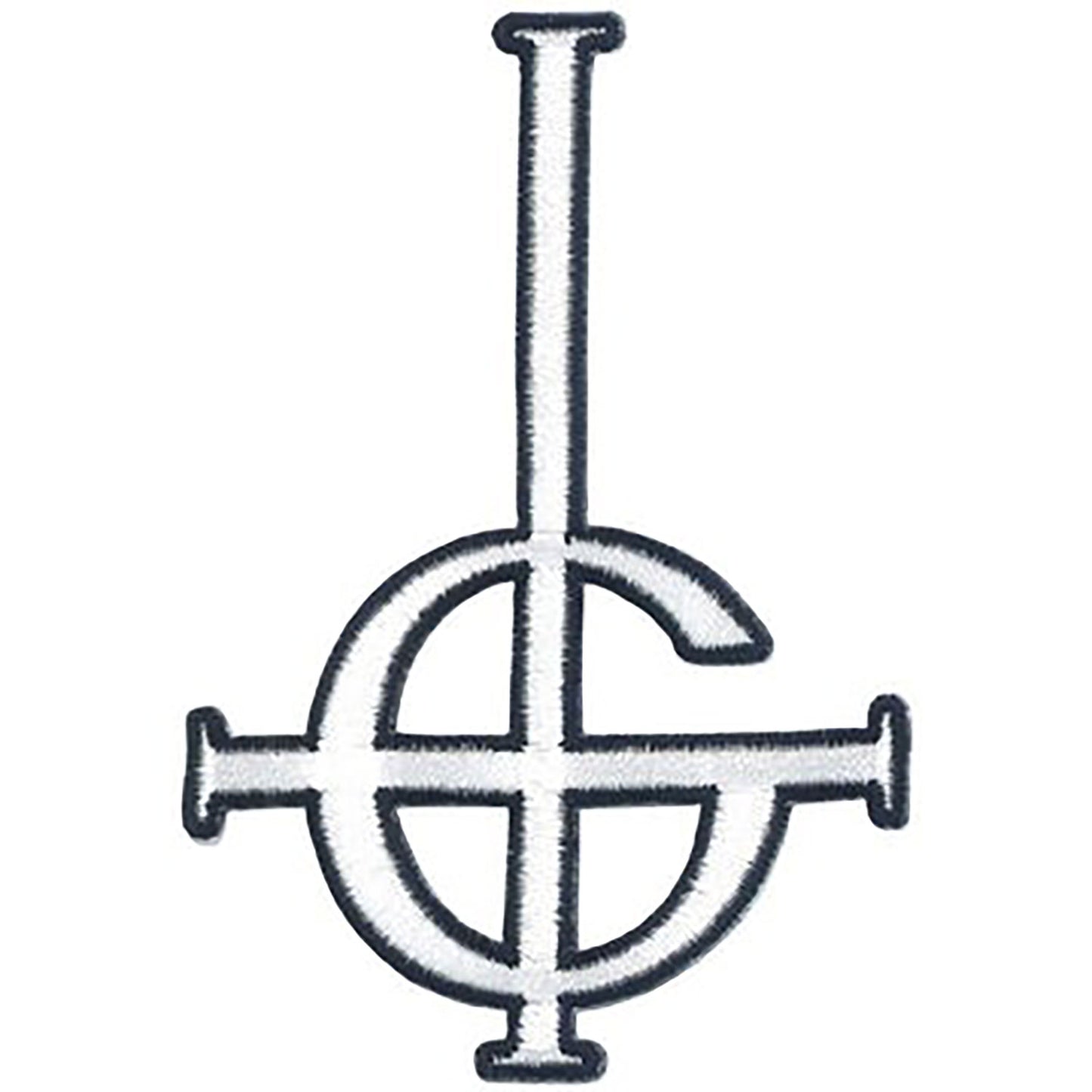 Ghost Grucifix Embroidered Patch Front