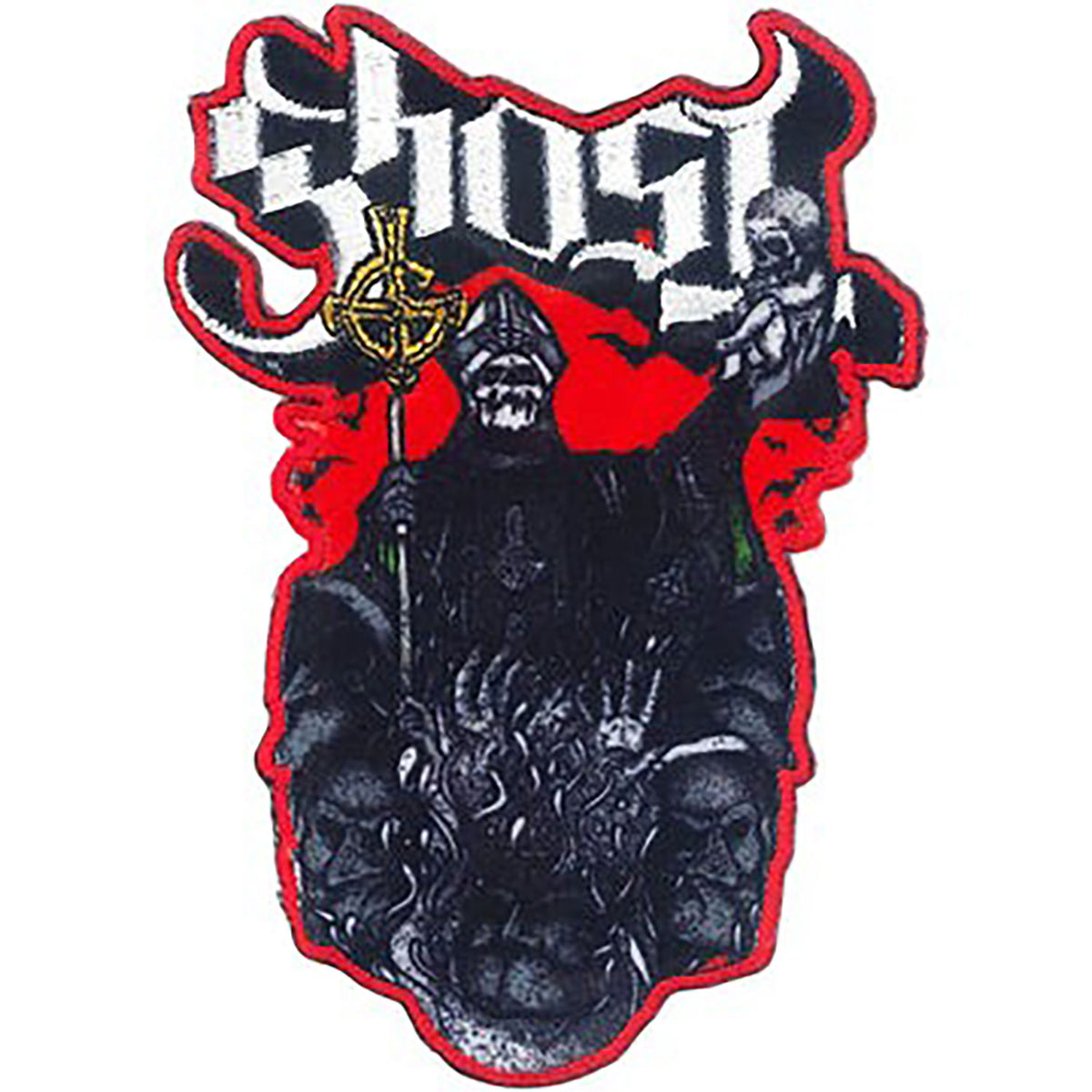 Ghost Chalice Embroidered Patch Front
