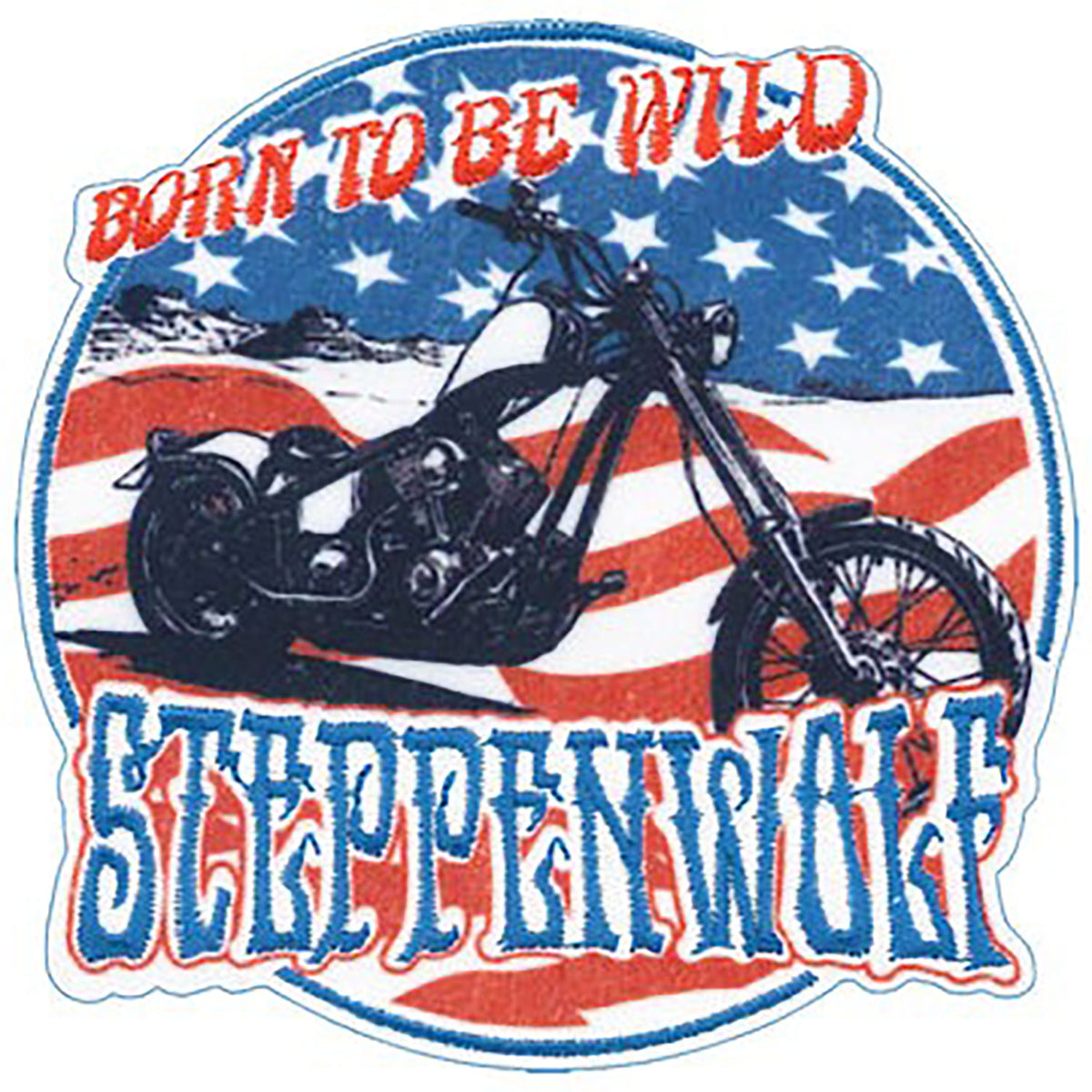 Steppenwolf Wild Embroidered Patch Front