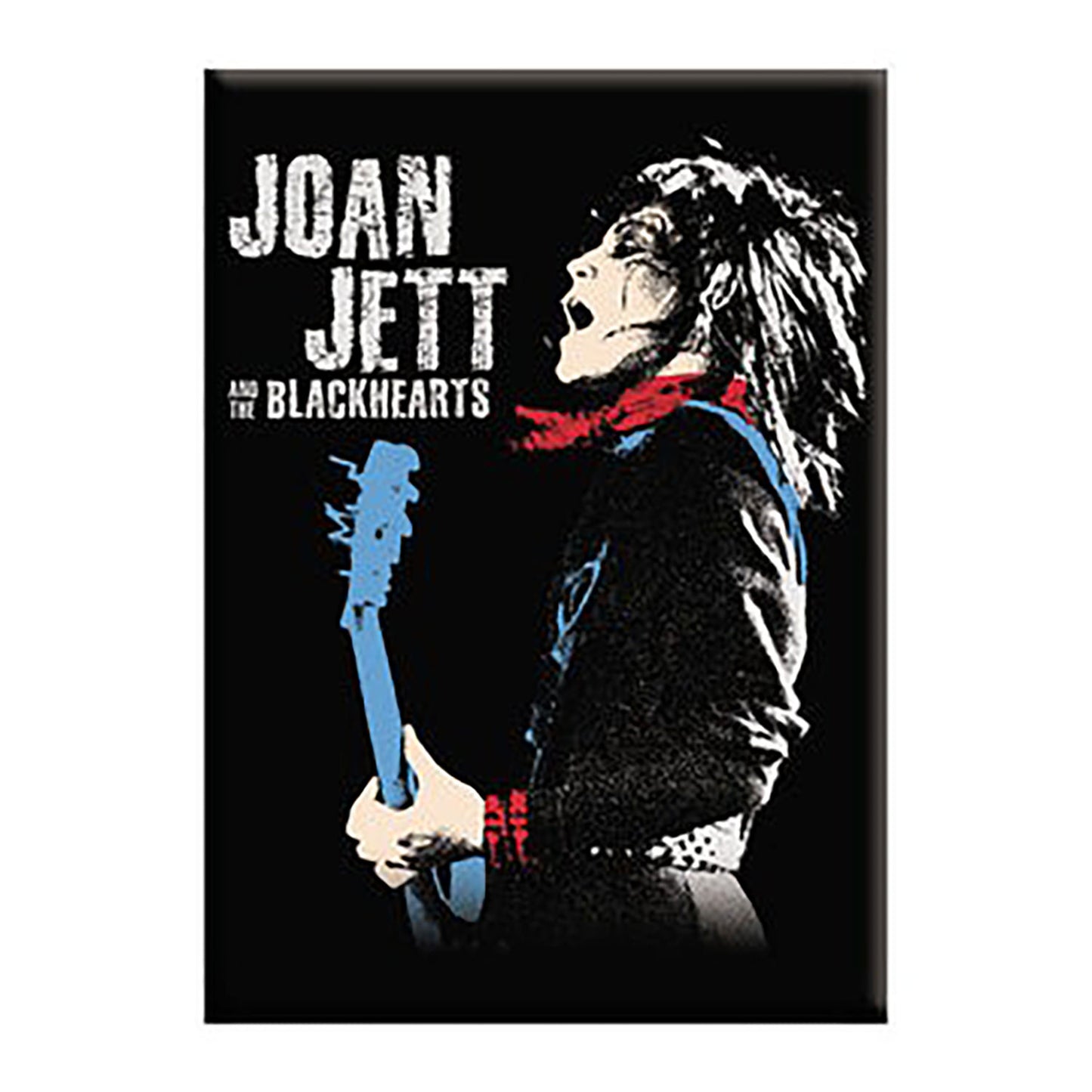 Joan Jett & the Blackhearts Stencil Magnet Front