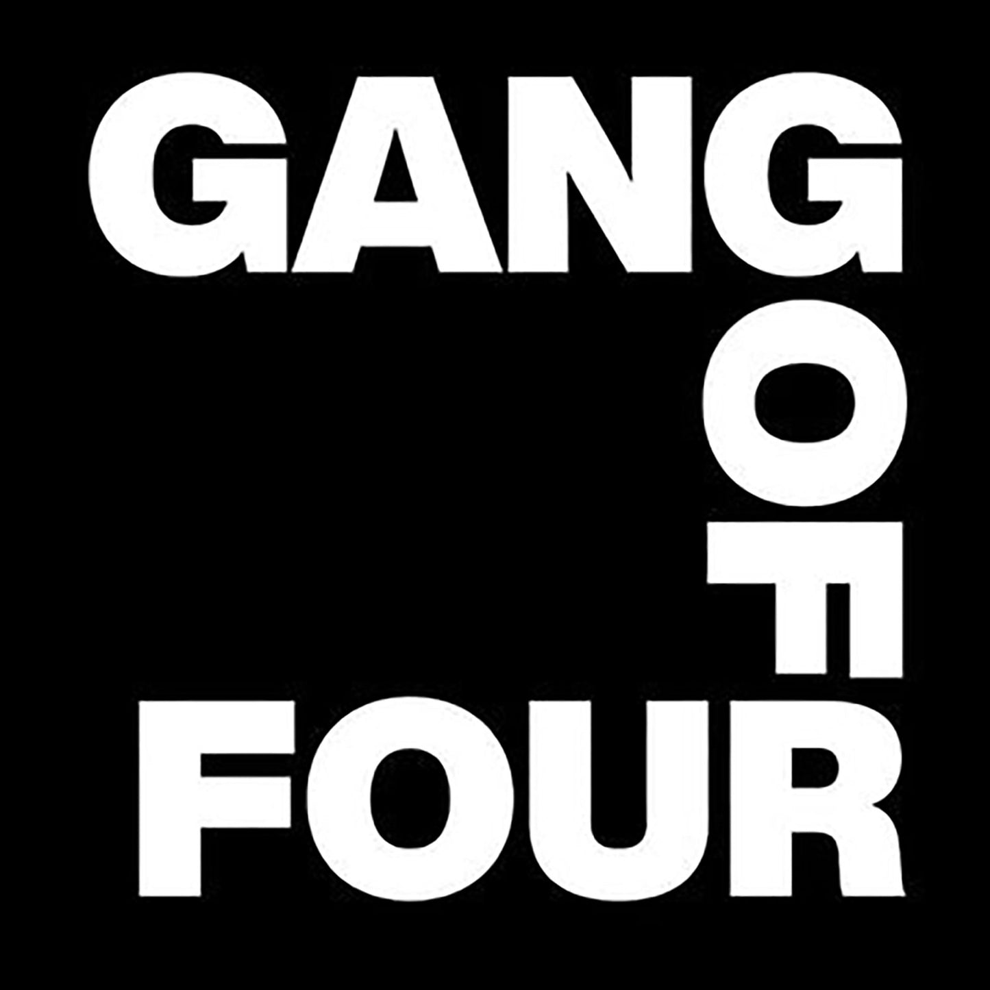 Gang Of Four Logo Sticker Front