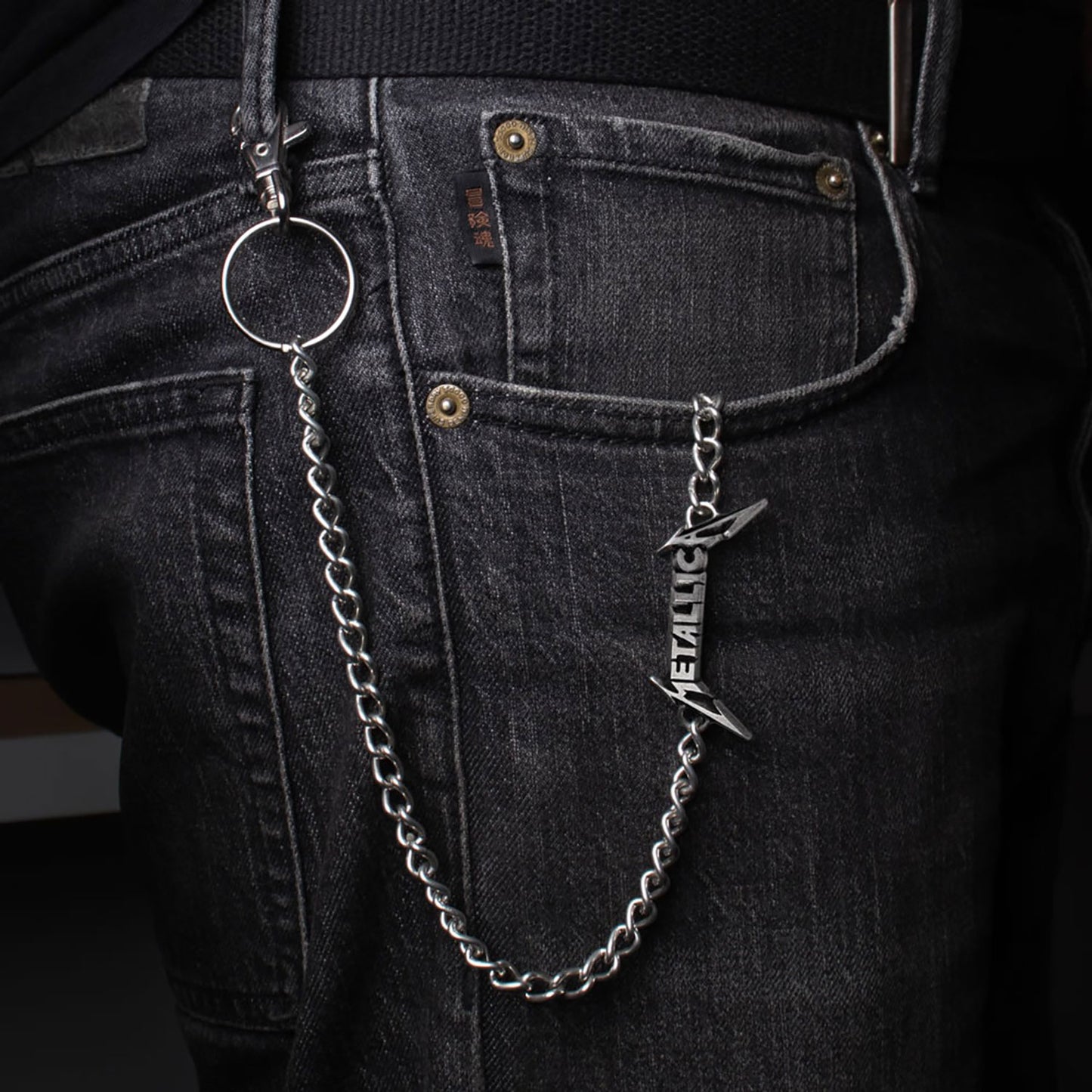 Metallica Logo Wallet Chain Tri-Fold Wallet Alt 2