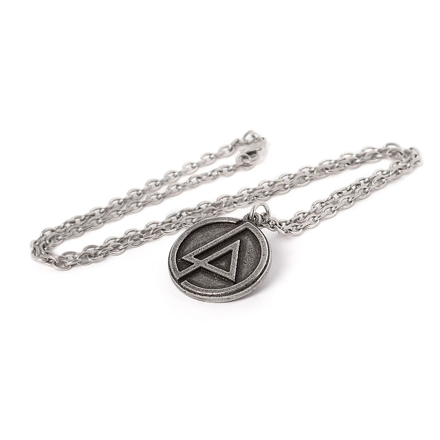 Linkin Park LP Circle Logo Pendant Necklace Back