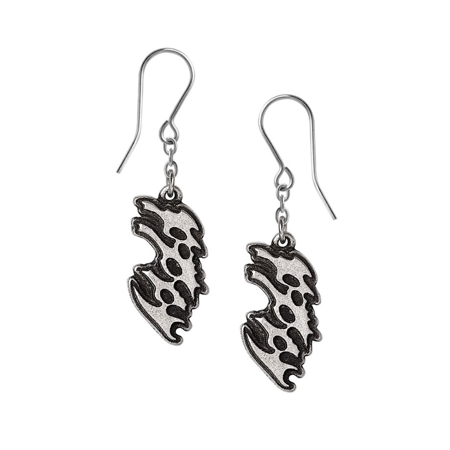 Poppy Logo Dropper Earrings Earrings Front