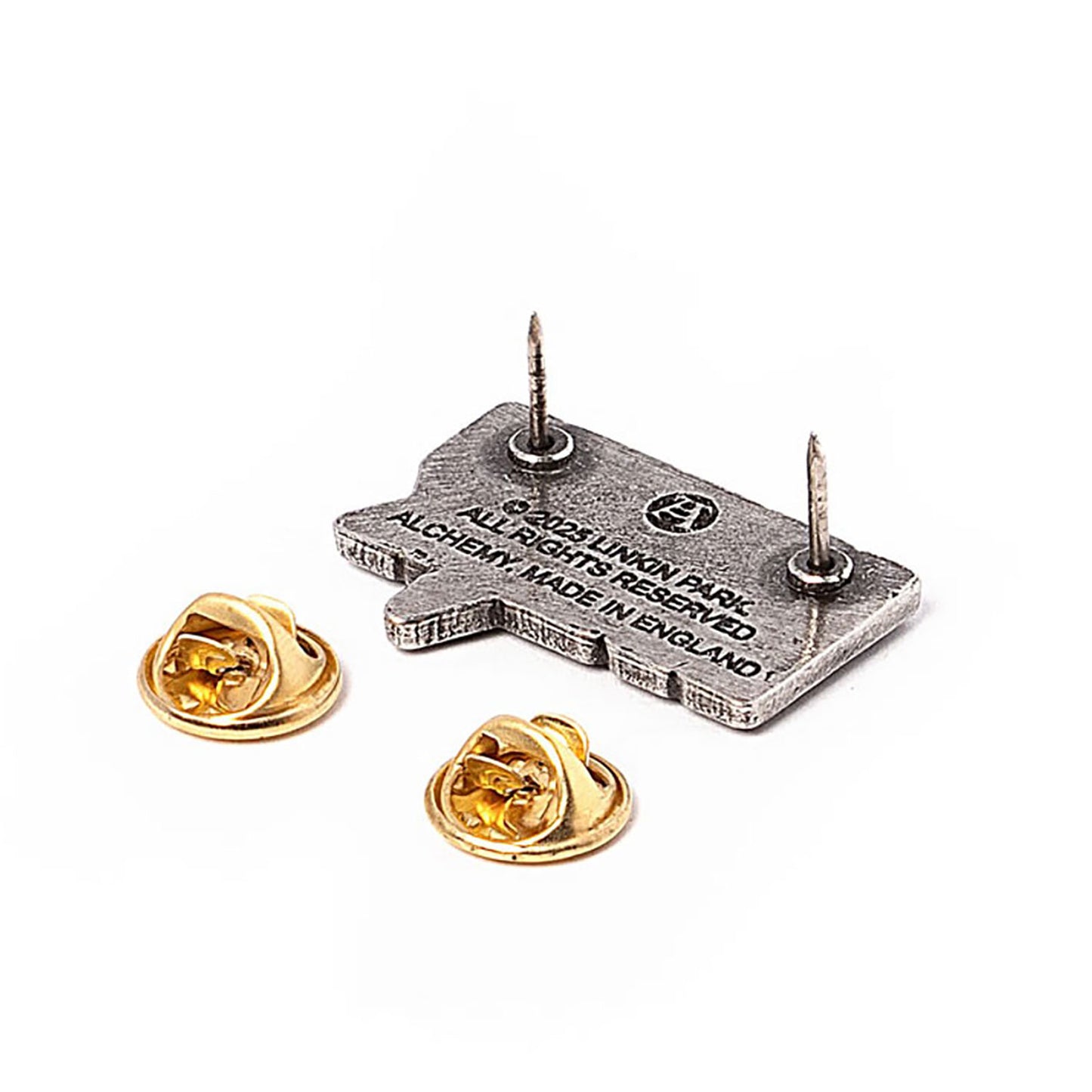 Lettering Pin Badge Pewter Pin Badge