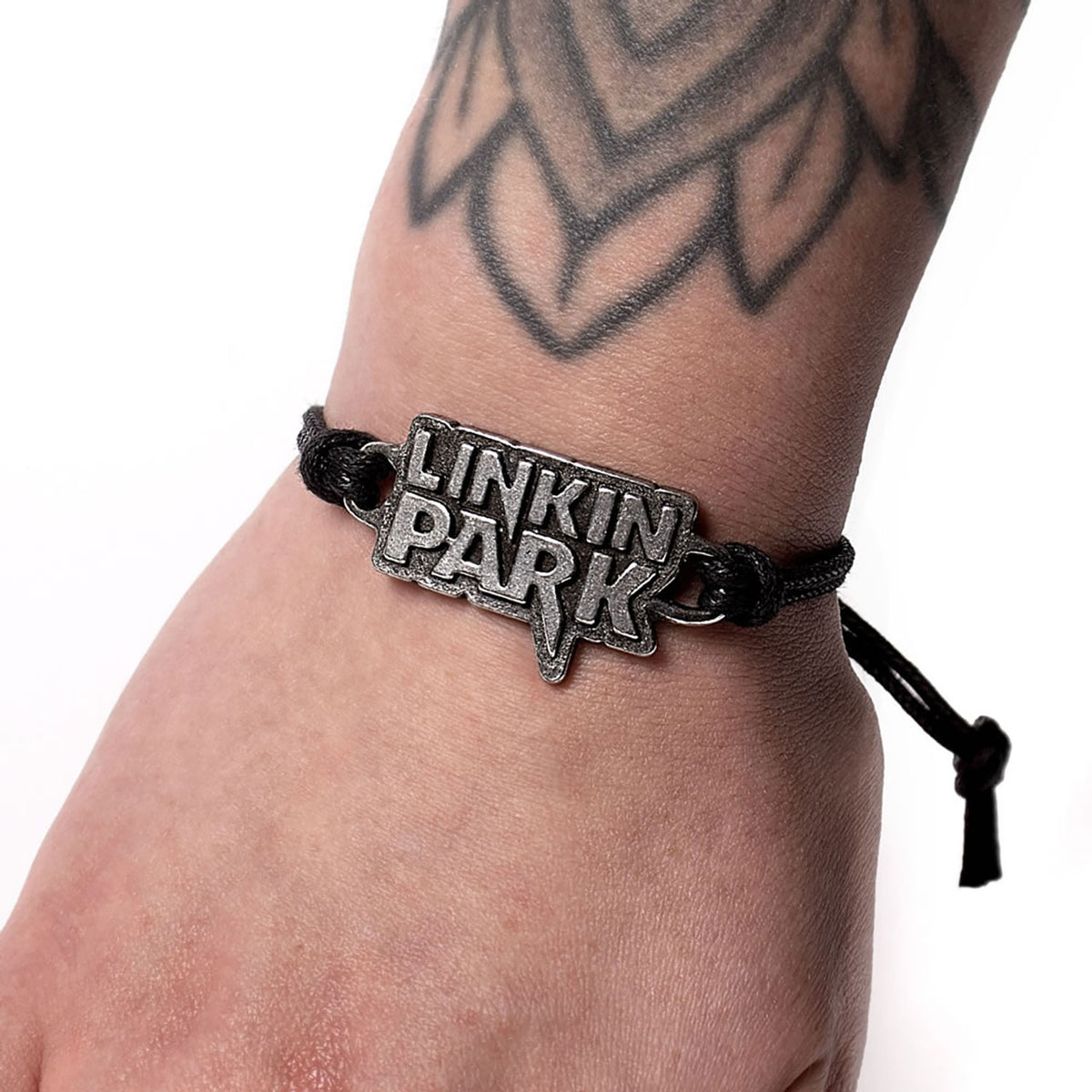 Linkin Park Lettering Logo Wrist Strap Wristband Alt 2