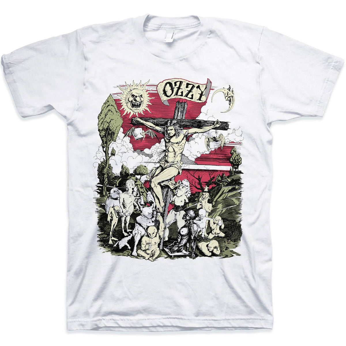 Ozzy Osbourne Cruciform T-shirt Front