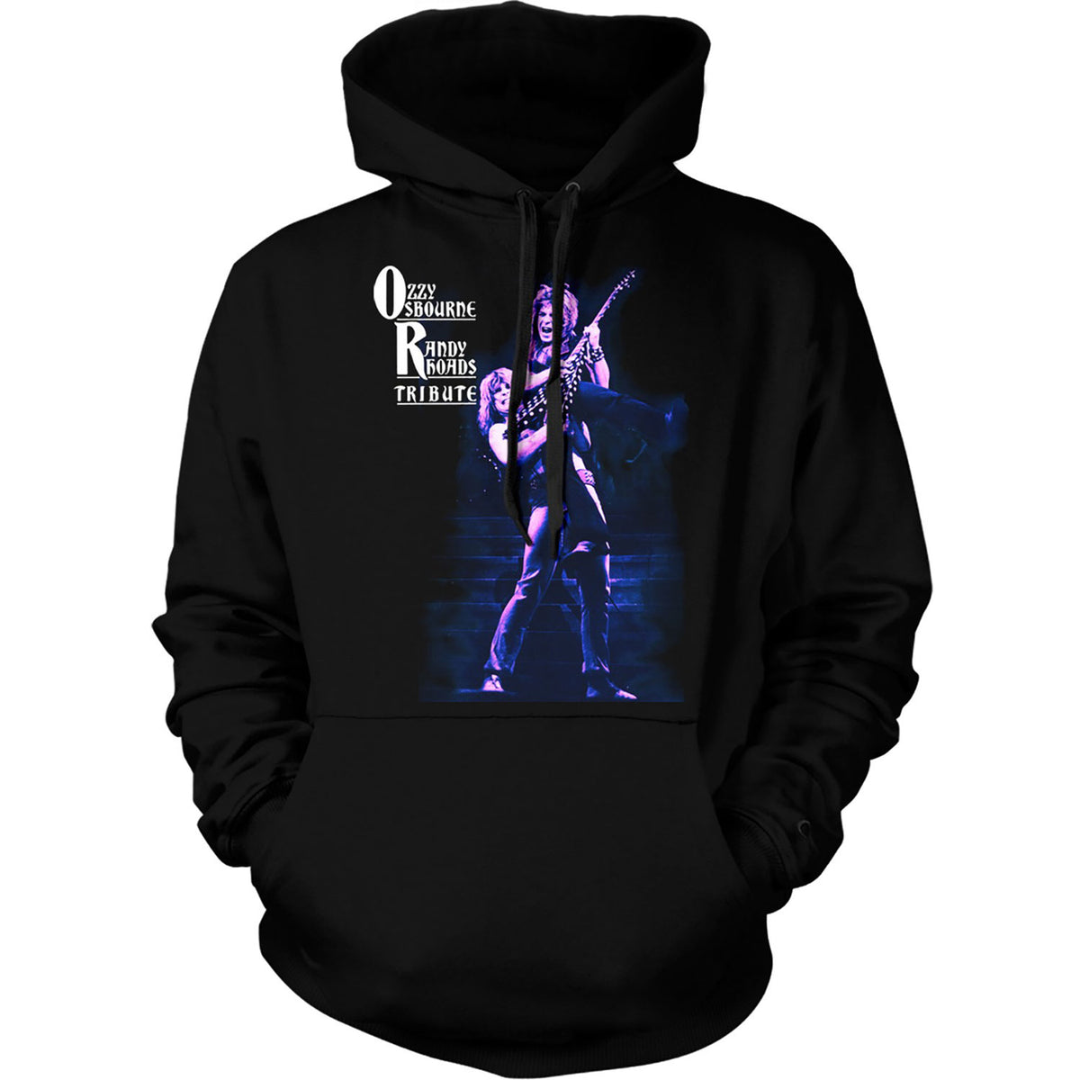Ozzy Osbourne Randy Rhoads Tribute Hoodie Hooded Sweatshirt Front