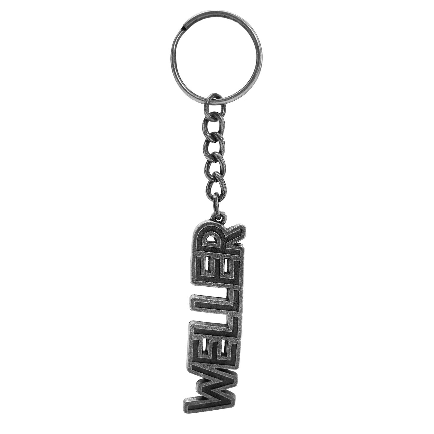 Paul Weller WELLER Logo Metal Key Chain Front