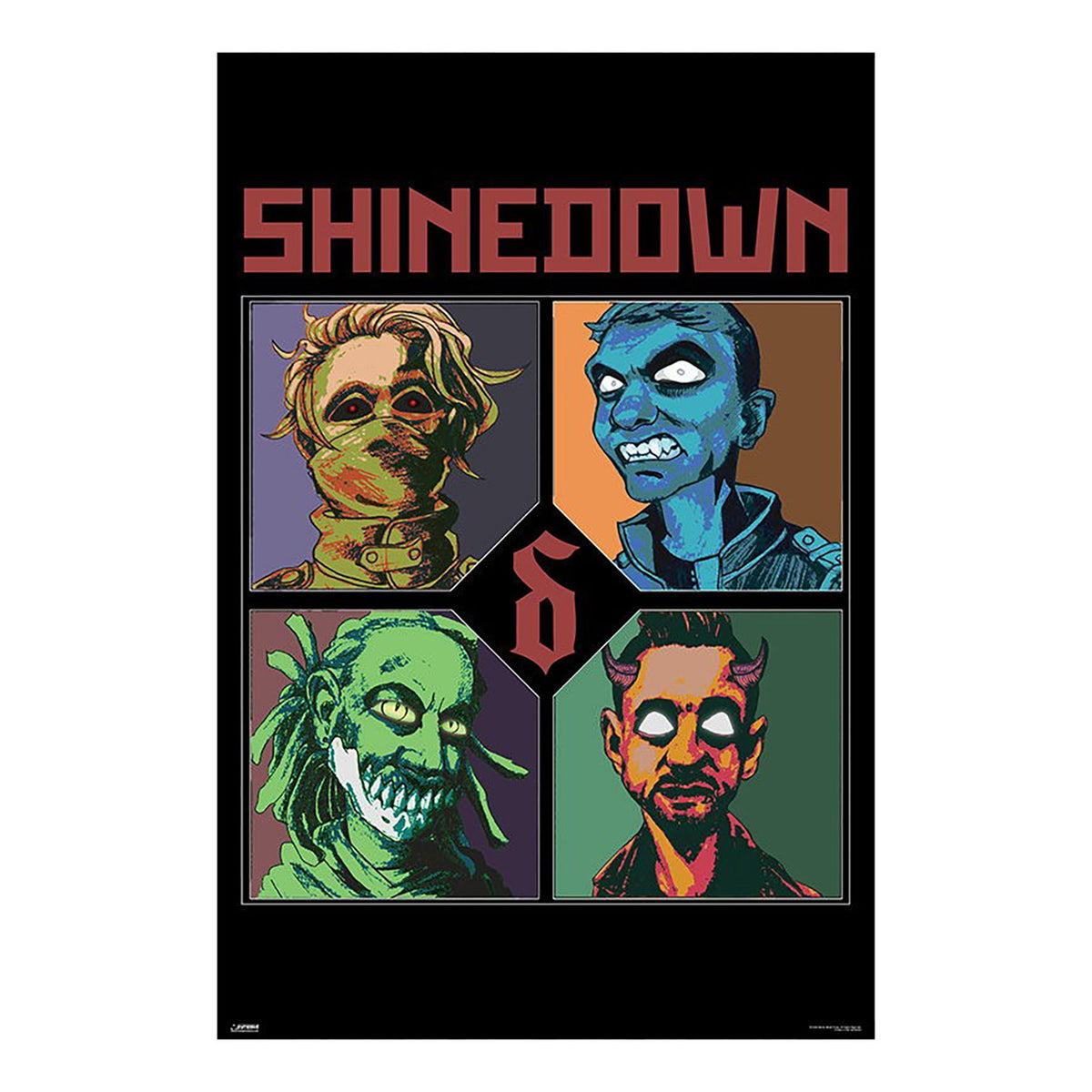 Shinedown Quad Domestic Poster Front